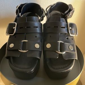 ALEXANDER WANG Platform Sandal Wedges